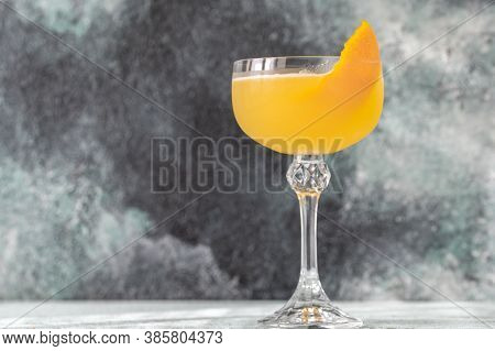 Glass Of Bee's Knees Cocktail