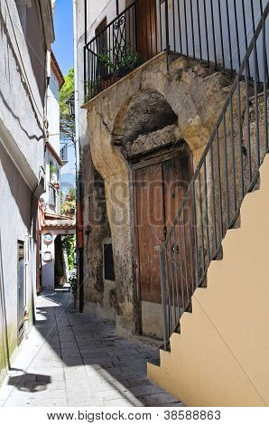 Aleja. Maratea. Basilicata. Włochy.