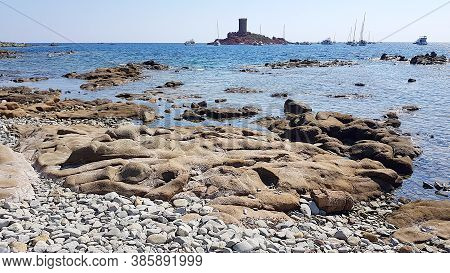 Golden Island (ile D'or Island) In The Cap Dramont, St.raphael, France