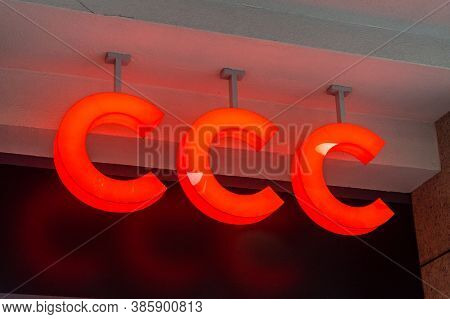 Zakopane, Poland - June 14, 2020: Logo Of Ccc Company.