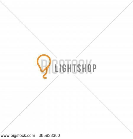 Template Logo Design For Lightshop Or Lamp Store