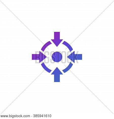 Specific Focus, Concentration Vector Icon, Eps 10 File, Easy To Edit