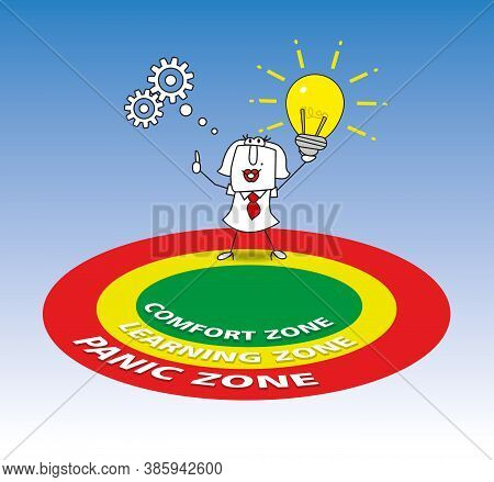 Karen The Business Woman Is Happy In Her Learning Zone. She Wants To Train And Learn A Lot Of Things