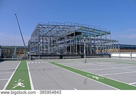 Weston-super-mare, Uk - June 7, 2016: A New Cineworld Cinema Under Construction At Dolphin Square