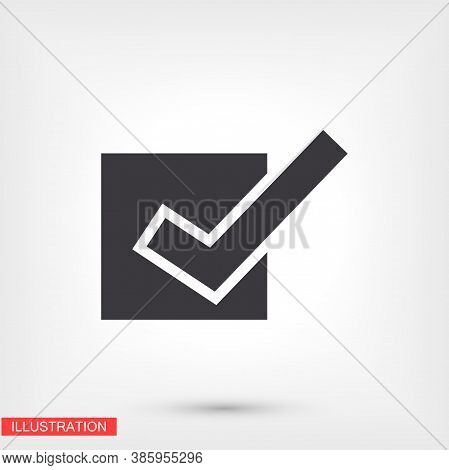 Chec Outline Icon Isolated On Background. Chec Symbol For Website Design, Mobile App, Chec Logo, Use