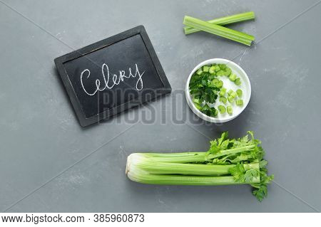 Fresh Green Organic Celery