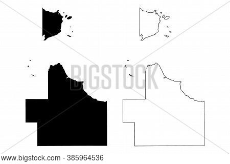Lake Of The Woods County, Minnesota (u.s. County, United States Of America, Usa, U.s., Us) Map Vecto