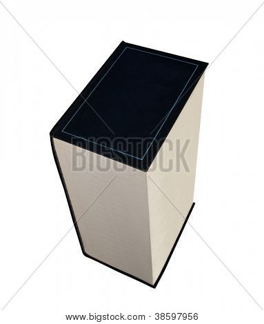 Velmi silné vázaná kniha izolovaných na bílém