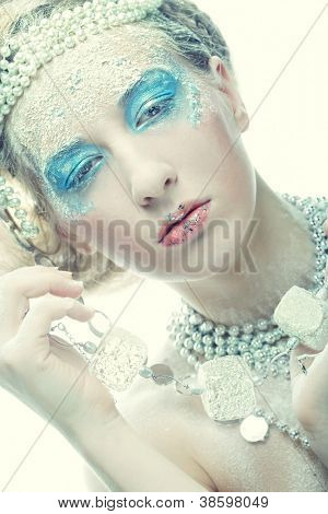 Donna Winter Fairy Ice-princess.Christmas.