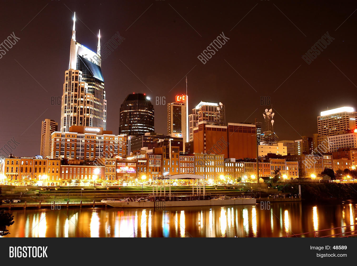 Nashville Night Image & Photo (Free Trial) | Bigstock