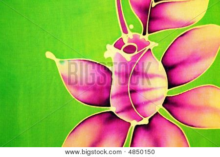 Batik - Rose motiv