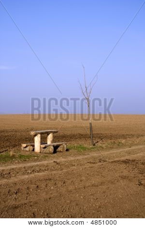 Lieu de repos dans les champs