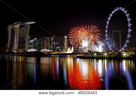 Singapur fajerwerki