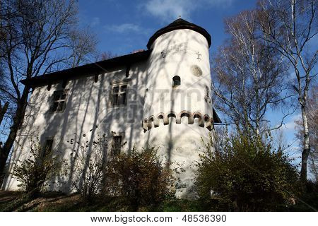 Fortified manor house in Yezhov built towards the end of the fifteenth century . Poland