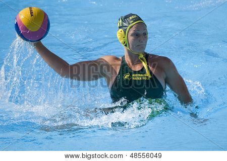 23. Juli 2009; Rom Italien; Melissa Rippon (AUS) im Wettbewerb bei den Frauen ist Vorrunde Spiel Wasser