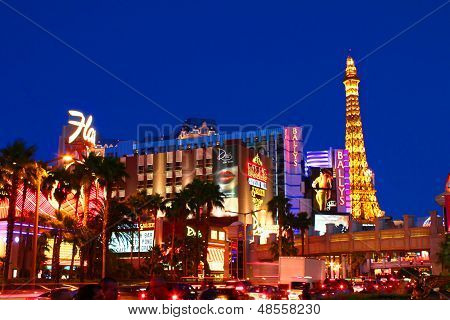 Las Vegas Strip Bright Lights