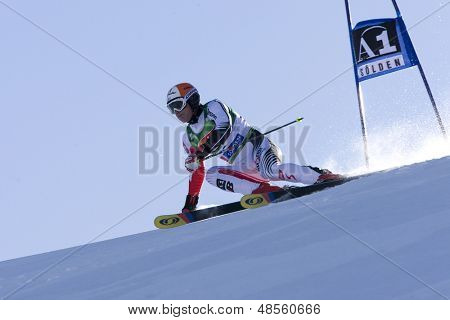 SOELDEN AUSTRIA 26 OCT, Hannes Reichelt AUT w wyścigu slalom gigant męskie w Rettenba
