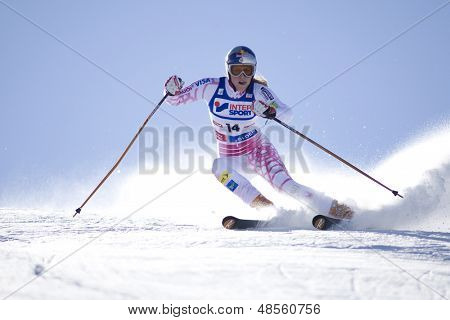 SOELDEN AUSTRIA 25 OCT, Lindsey Vonn Stany Zjednoczone w wyścigu slalom gigant kobiet w Rettenbac