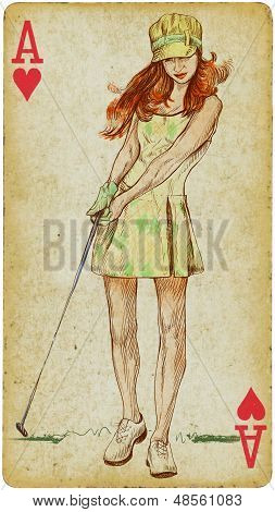 Nuori golffari