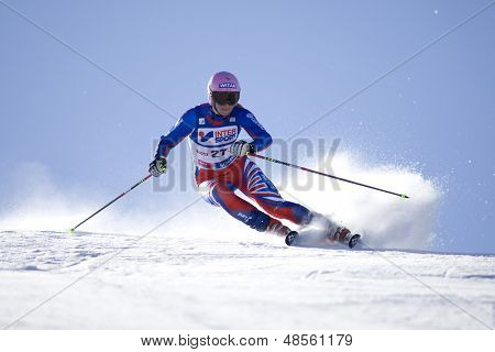 SOELDEN AUSTRIA 25 OCT, Alcott Chemmy GBR w wyścigu slalom gigant kobiet w Rettenba