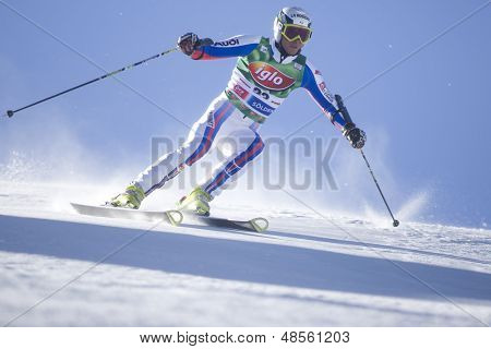 SOELDEN AUSTRIA 26 OCT, Joel Chenal FRA w wyścigu slalom gigant męskie g Rettenbach