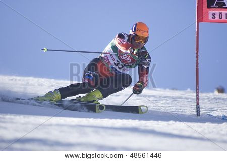 SOELDEN AUSTRIA 26 OCT, Ivica KOSTELIC CRO w wyścigu slalom gigant męskie w Rettenbac