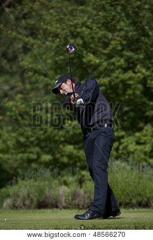 SAINT-OMER, FRANCIAORSZÁG. 19-06-2010, Jamie Elson (GBR) harmadik napján a European Tour, 14-én nyílt d