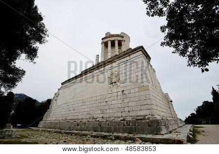 Trophee Des Alpes,ancient Roman Ruins,france