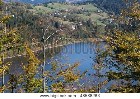Autumn colors in the mountains. Beauty lanndscape