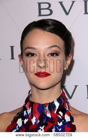 Marta Gastini at the Elizabeth Taylor Bvlgari Jewelry Collection Unveiling, Bvlgari Beverly Hills, CA 02-19-13