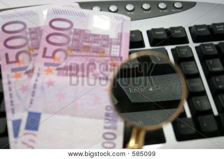 Enter Keyboard With Clack And Cash Euro