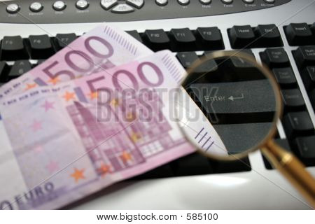 Enter Keyboard With Clack And Cash Euro