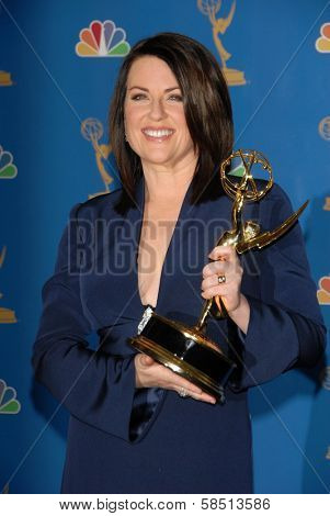 LOS ANGELES - AUGUST 27: Megan Mullally in the Press Room at the 58th Annual Primetime Emmy Awards in The Shrine Auditorium August 27, 2006 in Los Angeles, CA.