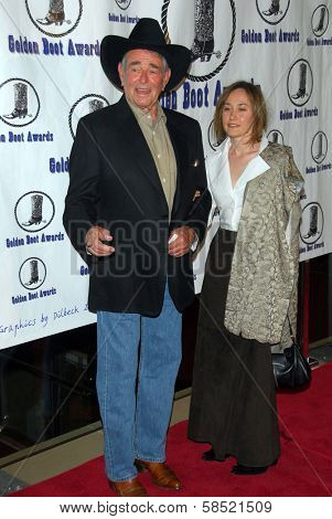 BEVERLY HILLS - August 12: Stuart Whitman and wife Caroline at the 24th Annual Golden Boot Awards on August 12, 2006 at Beverly Hilton Hotel in Beverly Hills, CA.