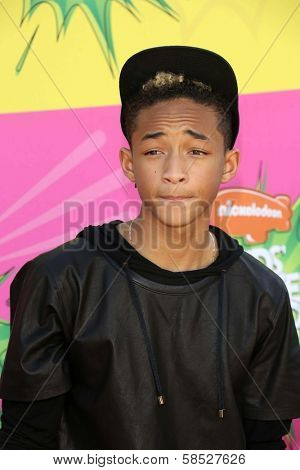 Jaden Smith at Nickelodeon's 26th Annual Kids' Choice Awards, USC Galen Center, Los Angeles, CA 03-23-13