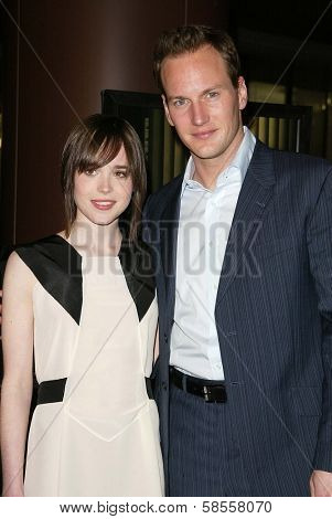 HOLLYWOOD - APRIL 10: Ellen Page and Patrick Wilson at the Los Angeles Premiere of 