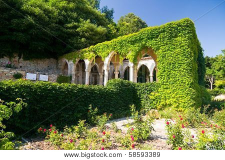 Roman Bath In The Yard Of Balchik Palace , Bulgaria