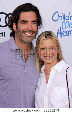 Carter Oosterhouse and Amy Smart at the 1st Annual Children Mending Hearts Style Sunday, Private Location, Beverly Hills, CA 06-09-13