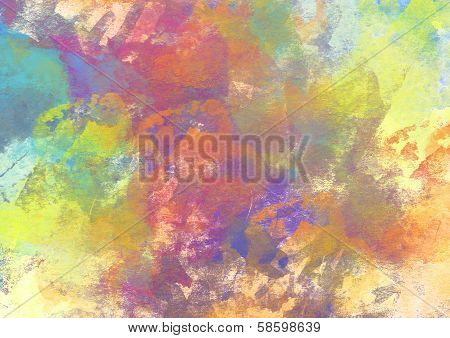 Abstract Bright Colorful Grunge watercolor Background.
