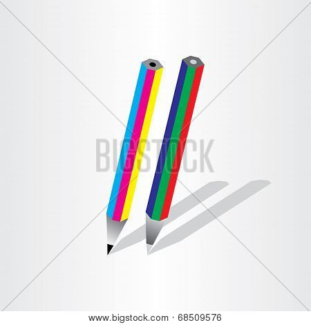 Color Pencil Rgb Cmyk
