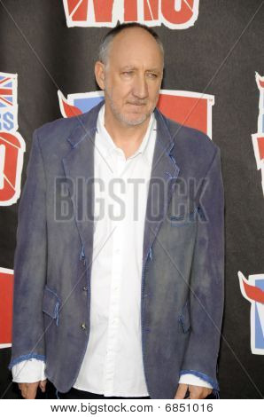 Pete Townshend sul tappeto rosso.