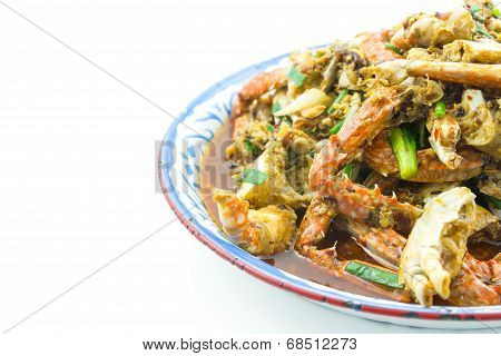 Crab Fried With Thai Chilli Paste