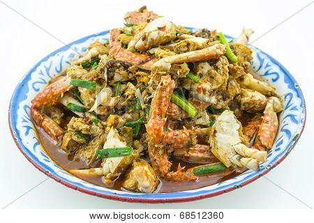 Crab Fried With Thai Chilli Paste
