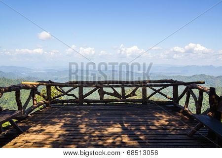 View Point At Thong Pha Phum National Park
