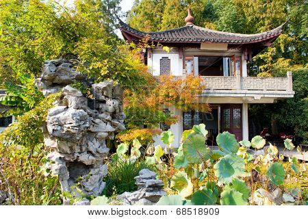 Landscape of West lake park. Hangzhou. China.