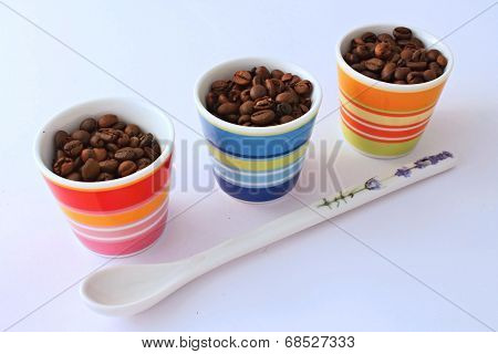 Three color cups