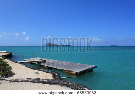 Wooden Jetty, Mauritius Coast