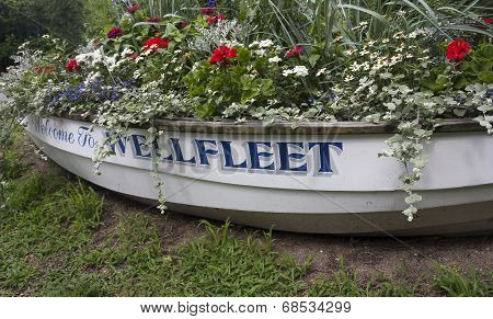 Boat Filled with flowers