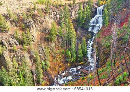 Undine Falls Yellowstone National Park