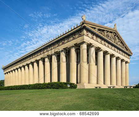 Parthenon Replica at Centennial Park in Nashville, Tennessee, USA.